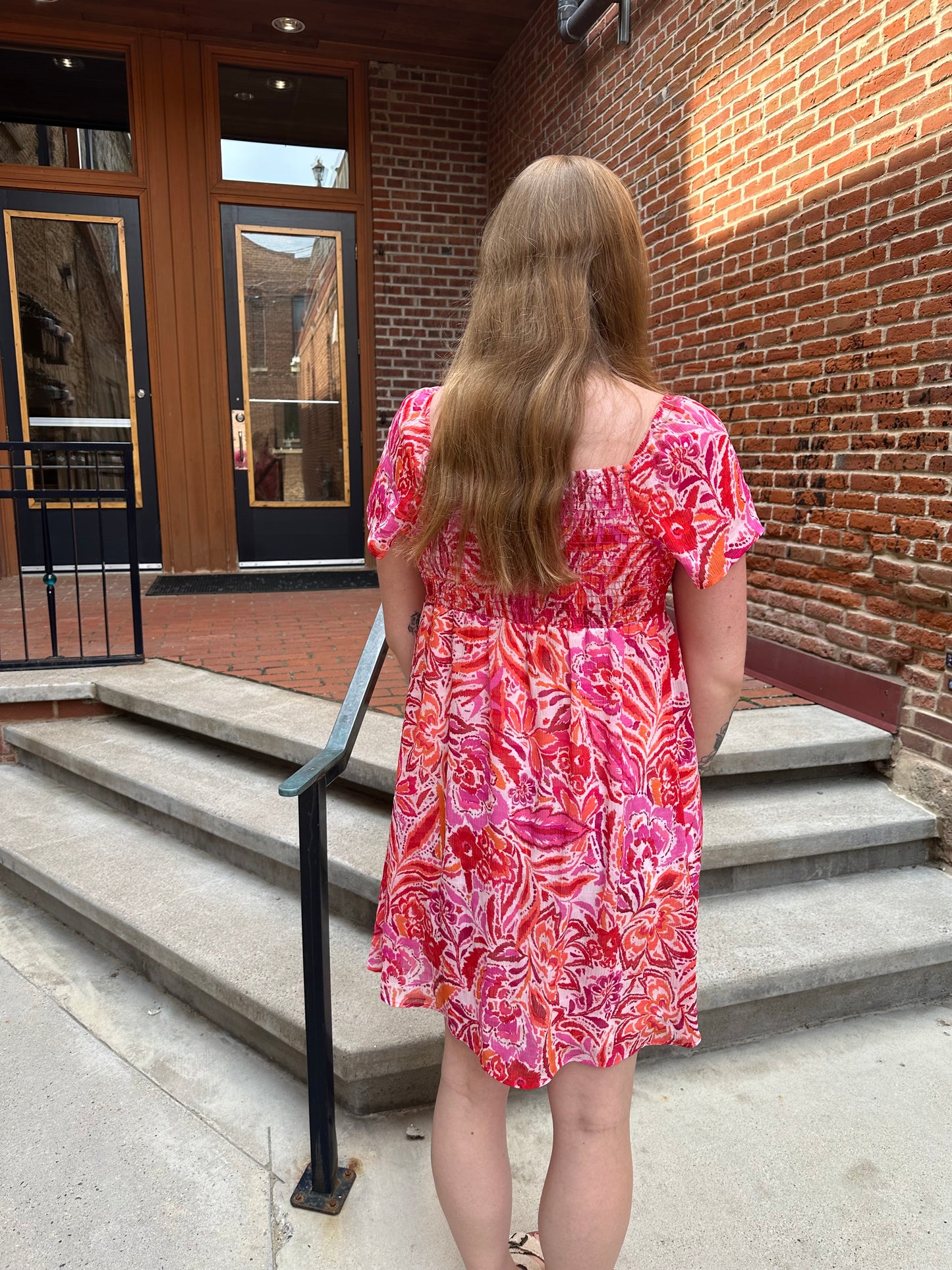 Elle Square Neck Dress