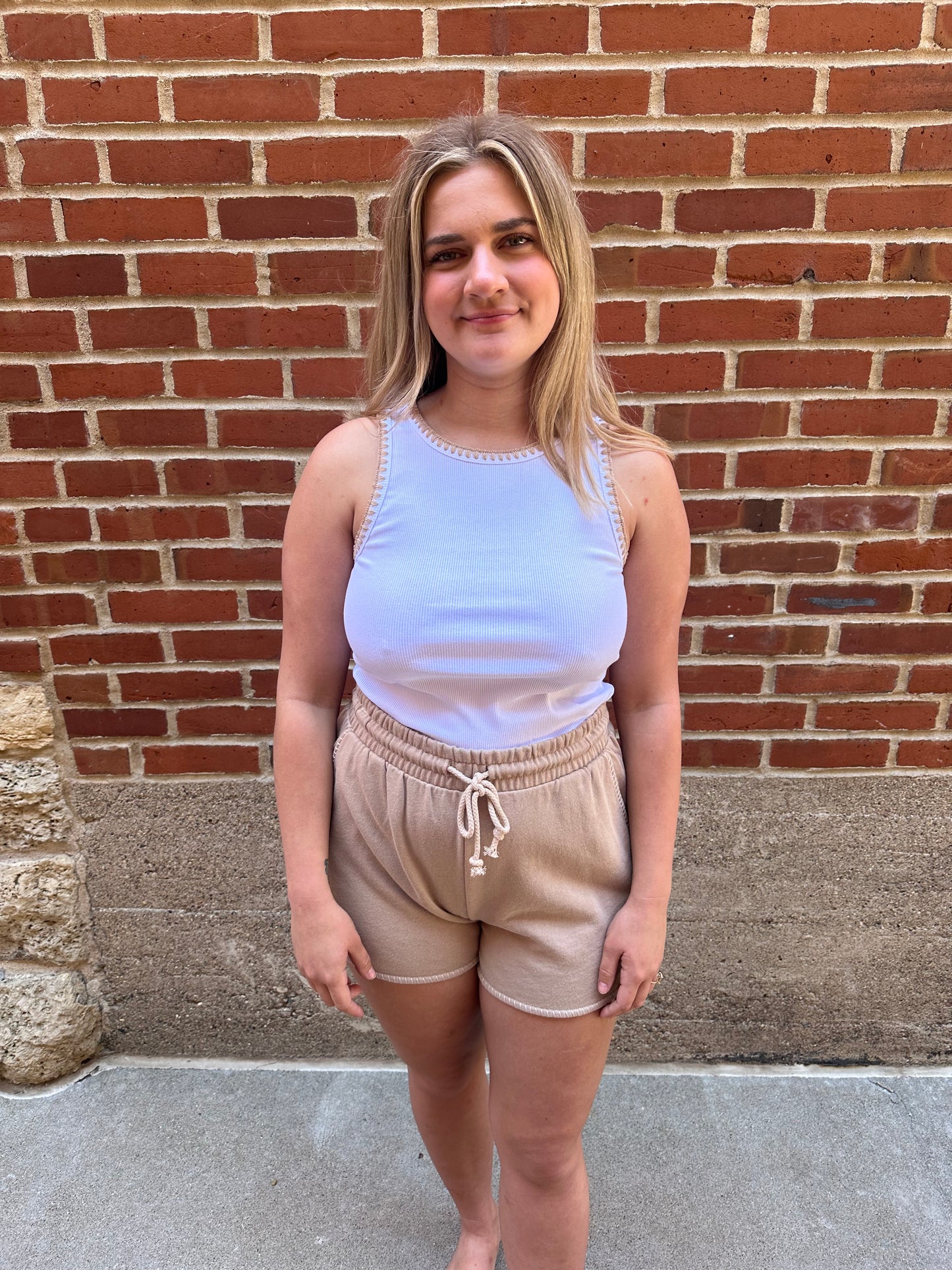 Harrington Shorts in Tan