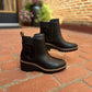 Chelsea Patterned Boots in Black