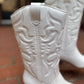 Lucy Tall White Cowgirl Boots