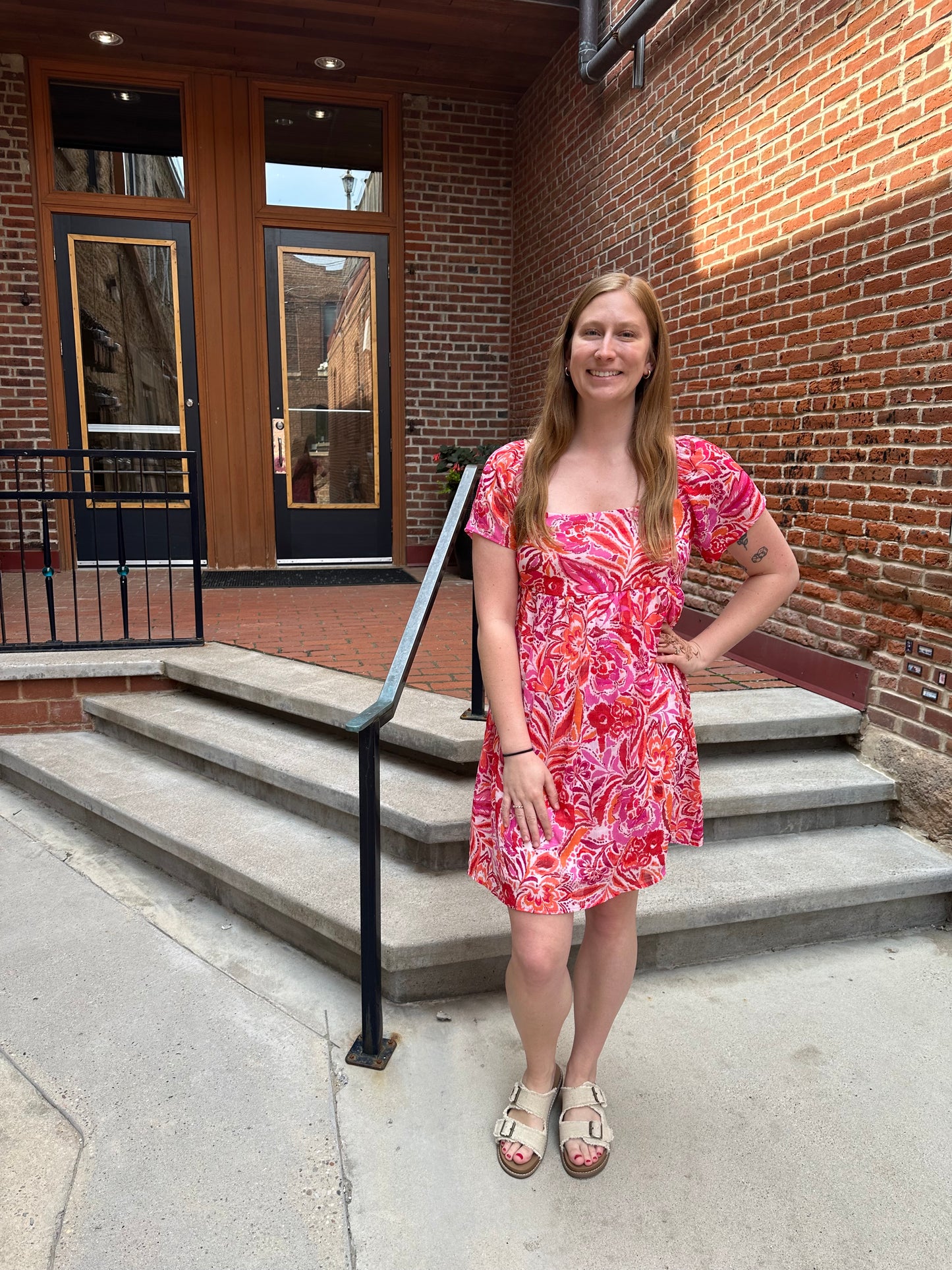 Elle Square Neck Dress