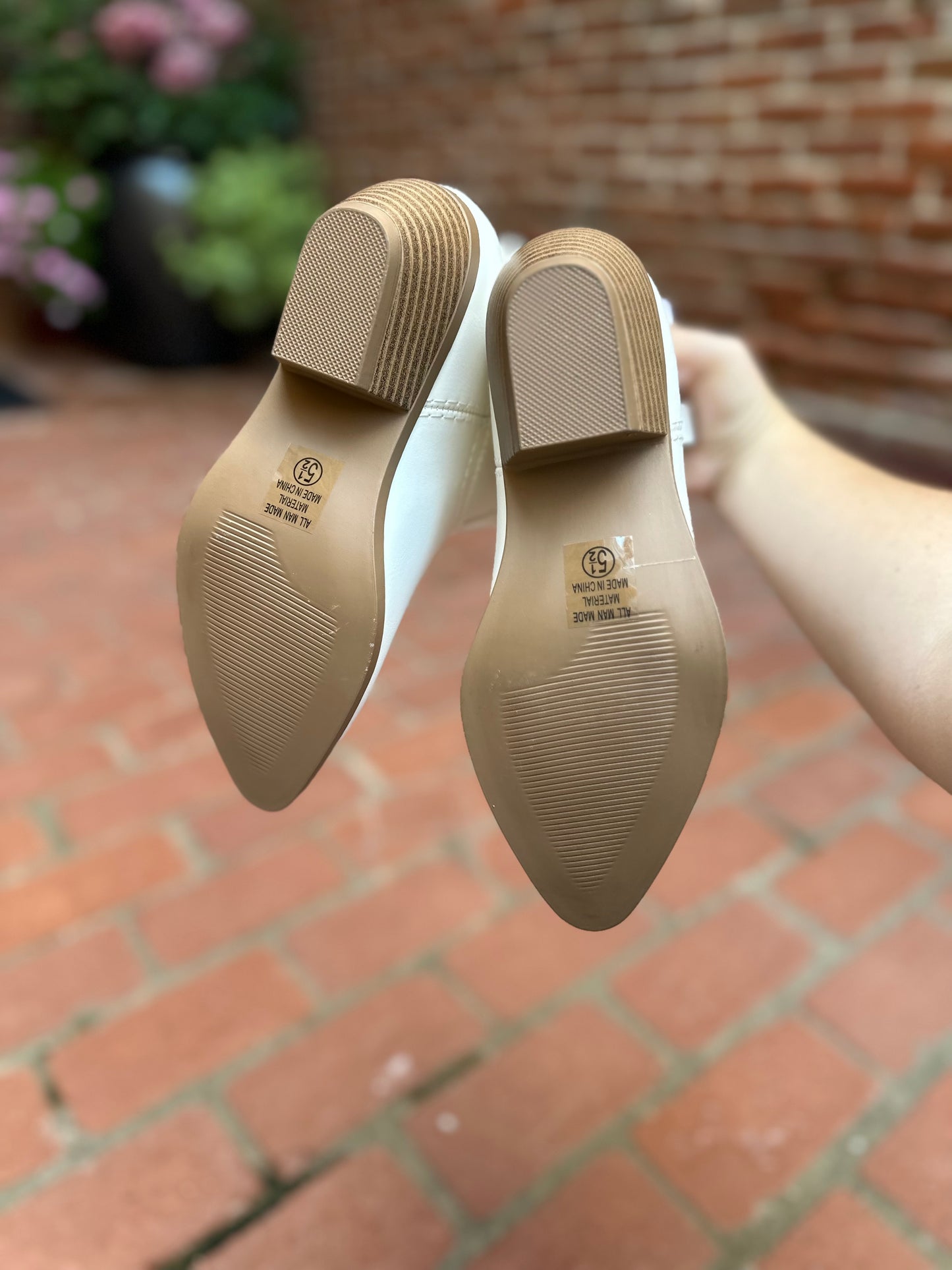 Lucy Tall White Cowgirl Boots