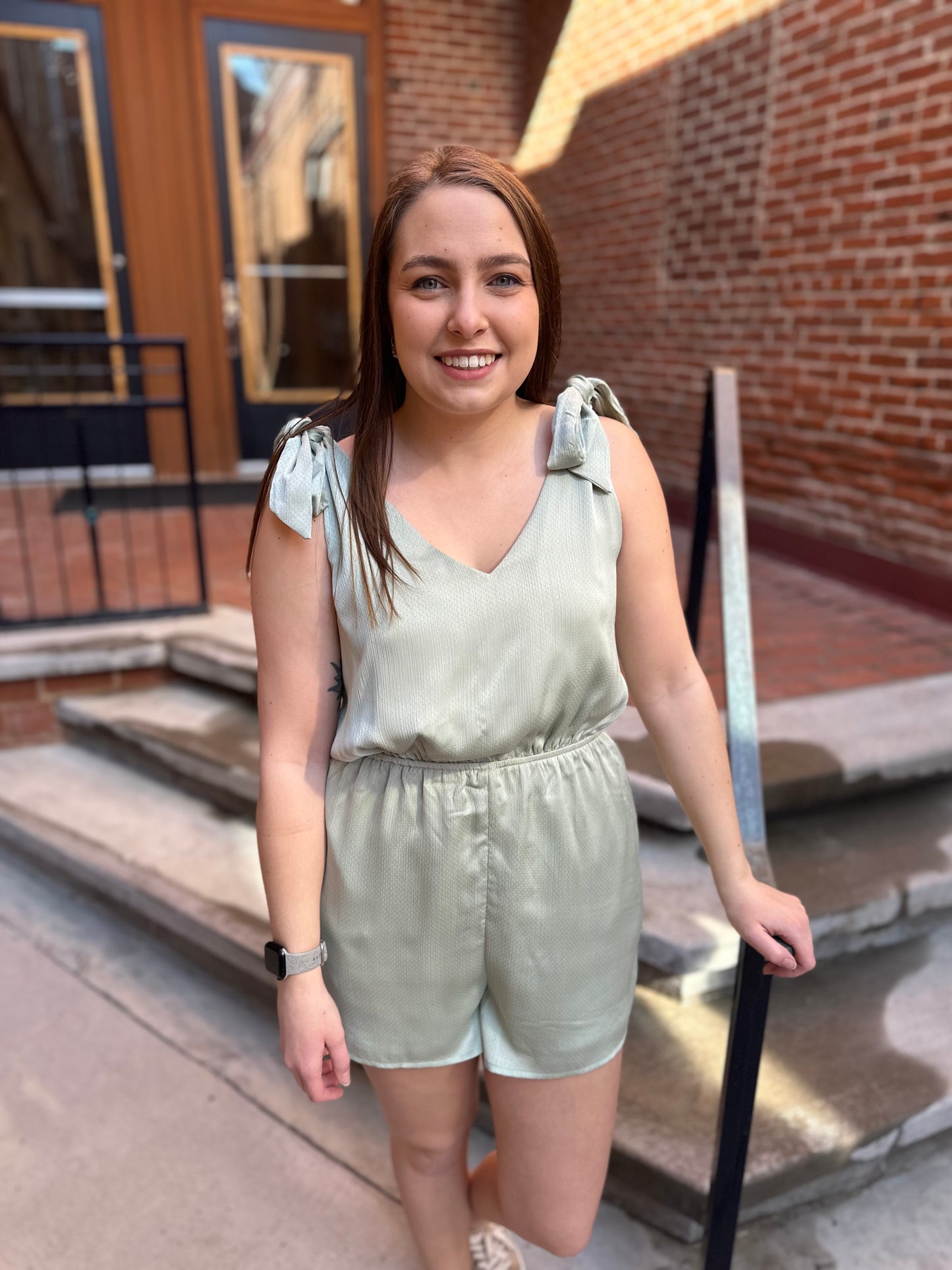 Marien Romper in Green