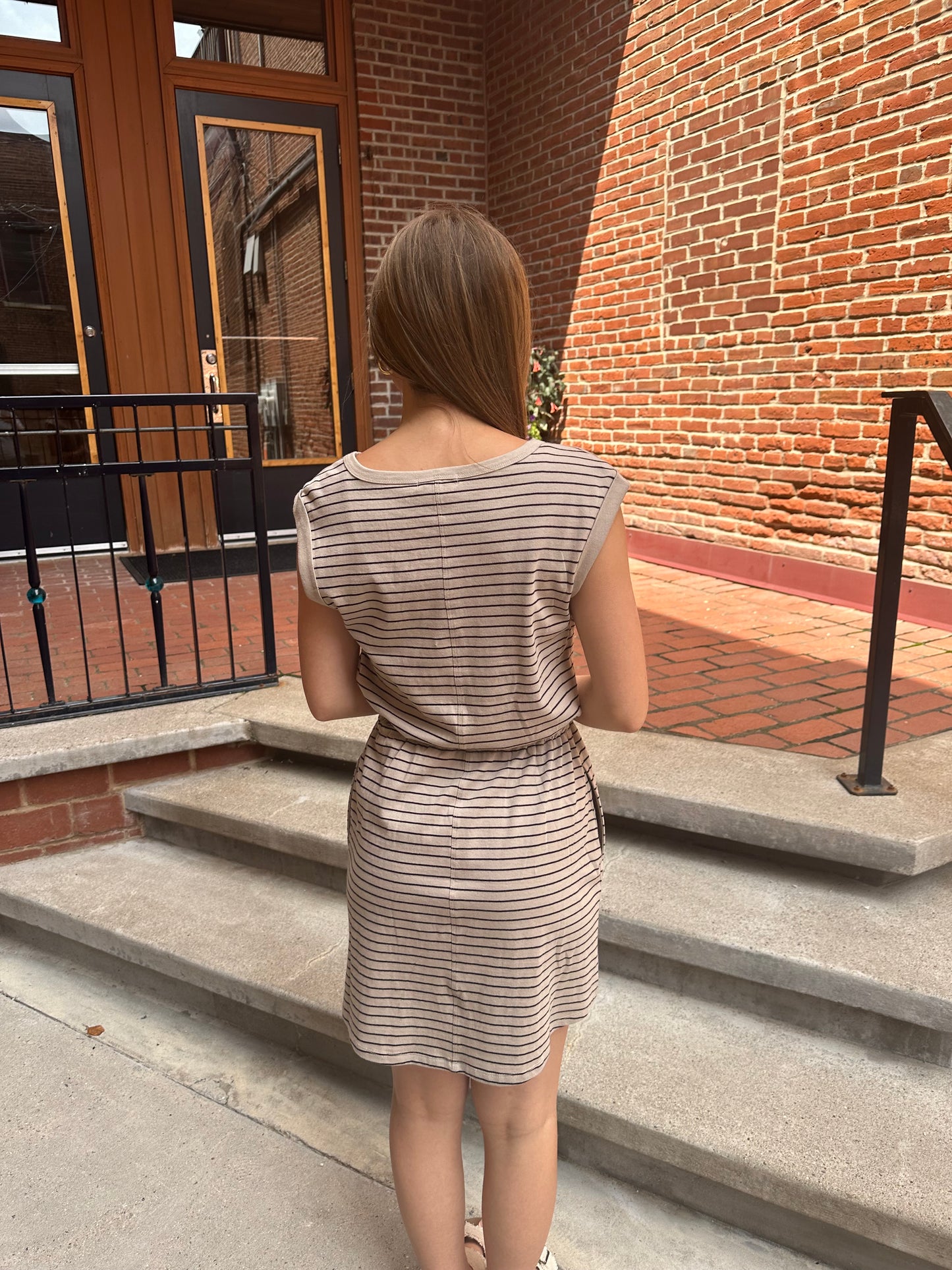 Dayshift Cotton Striped Dress
