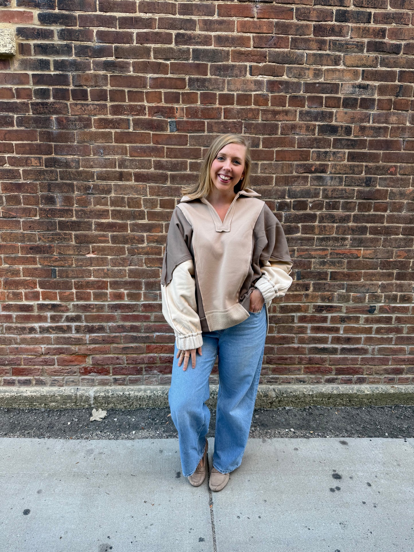 Lallie Sweatshirt in Oat