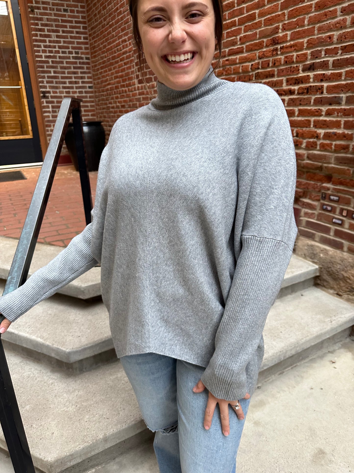 Josie Turtle Neck Long Sleeve Sweater