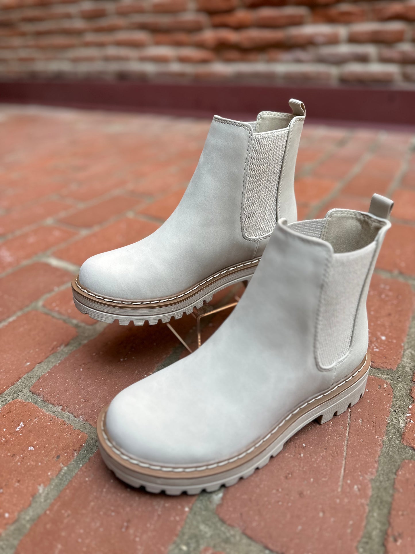 Lug Sole Chelsea Boots