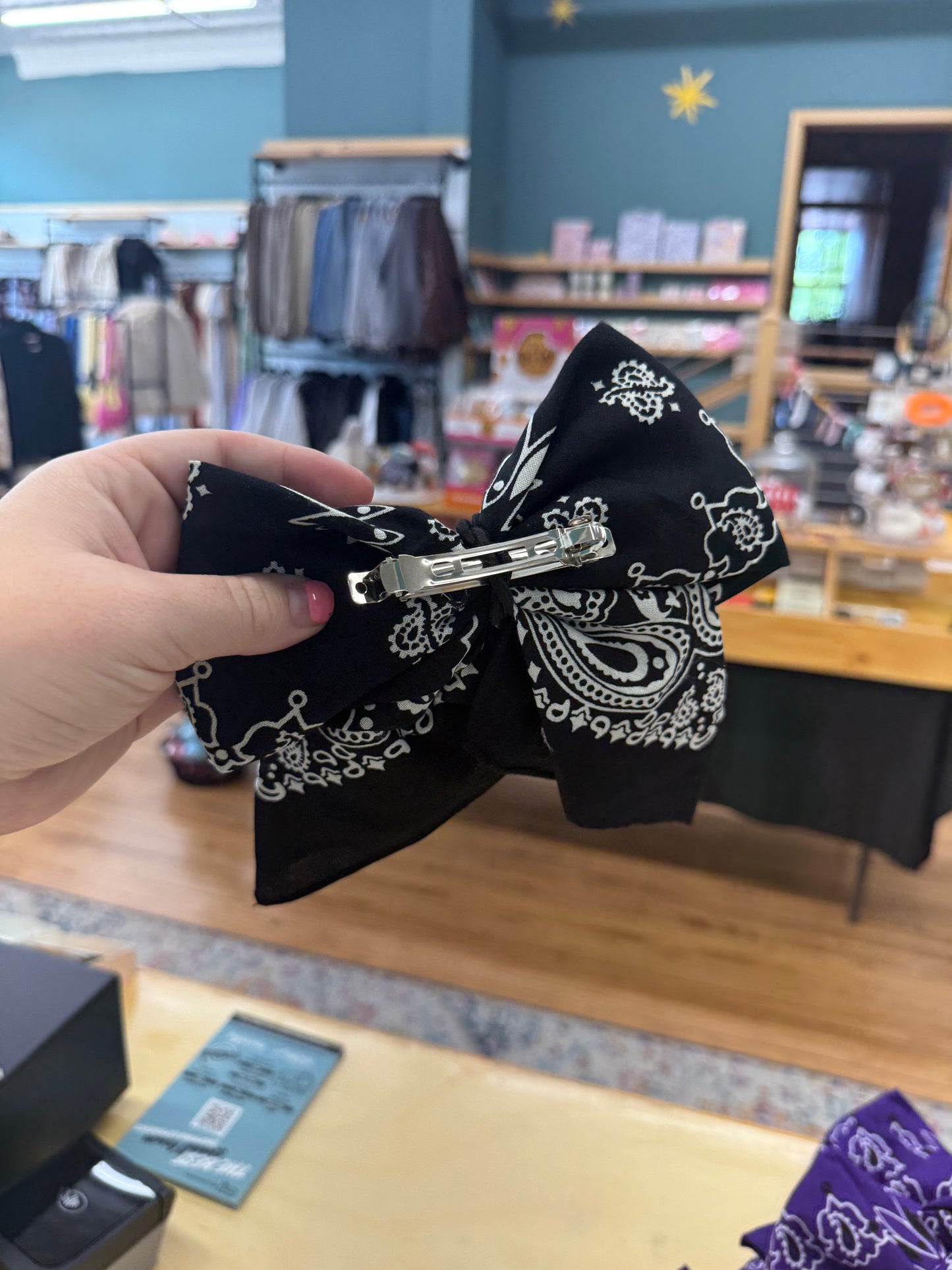 Embroidered School Spirit Wingers in Black