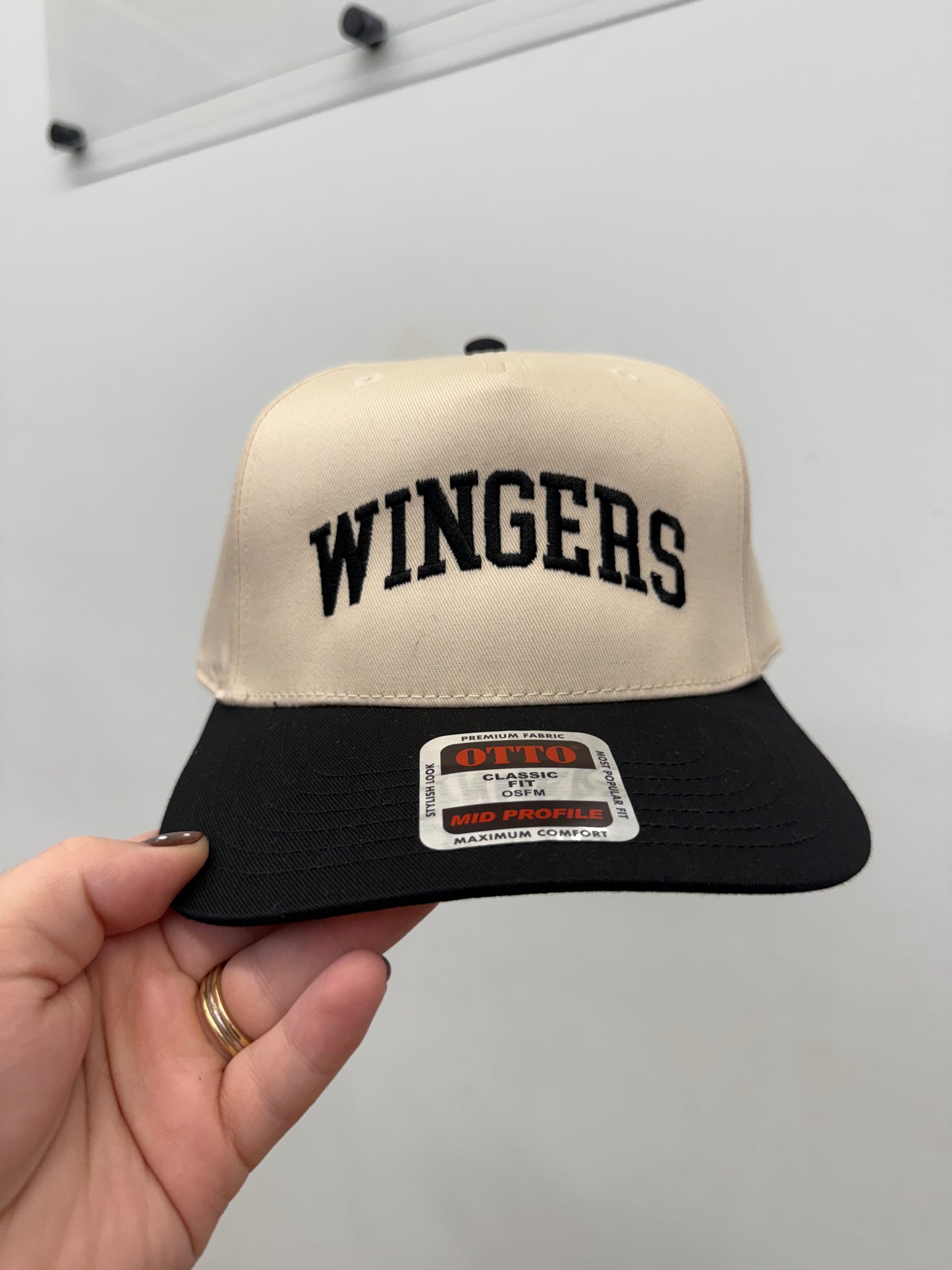 Wingers Trucker Hat in Black