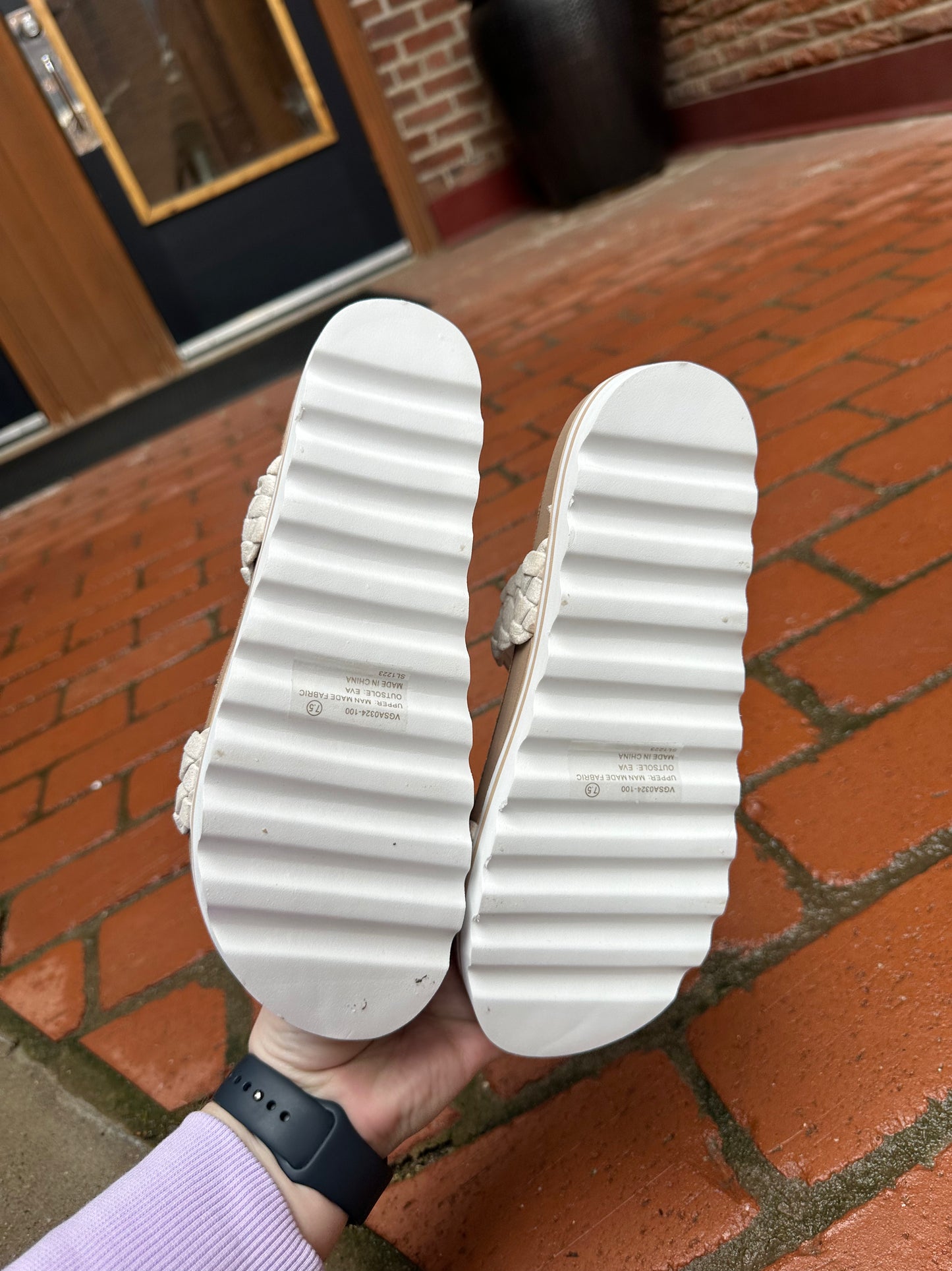 Braidon Sandal in White