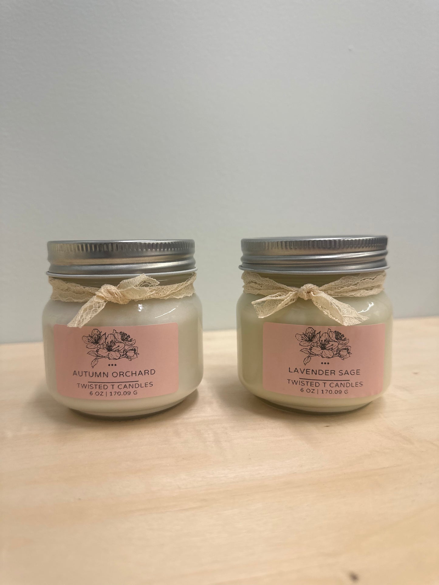 Twisted T Candles 6 Oz