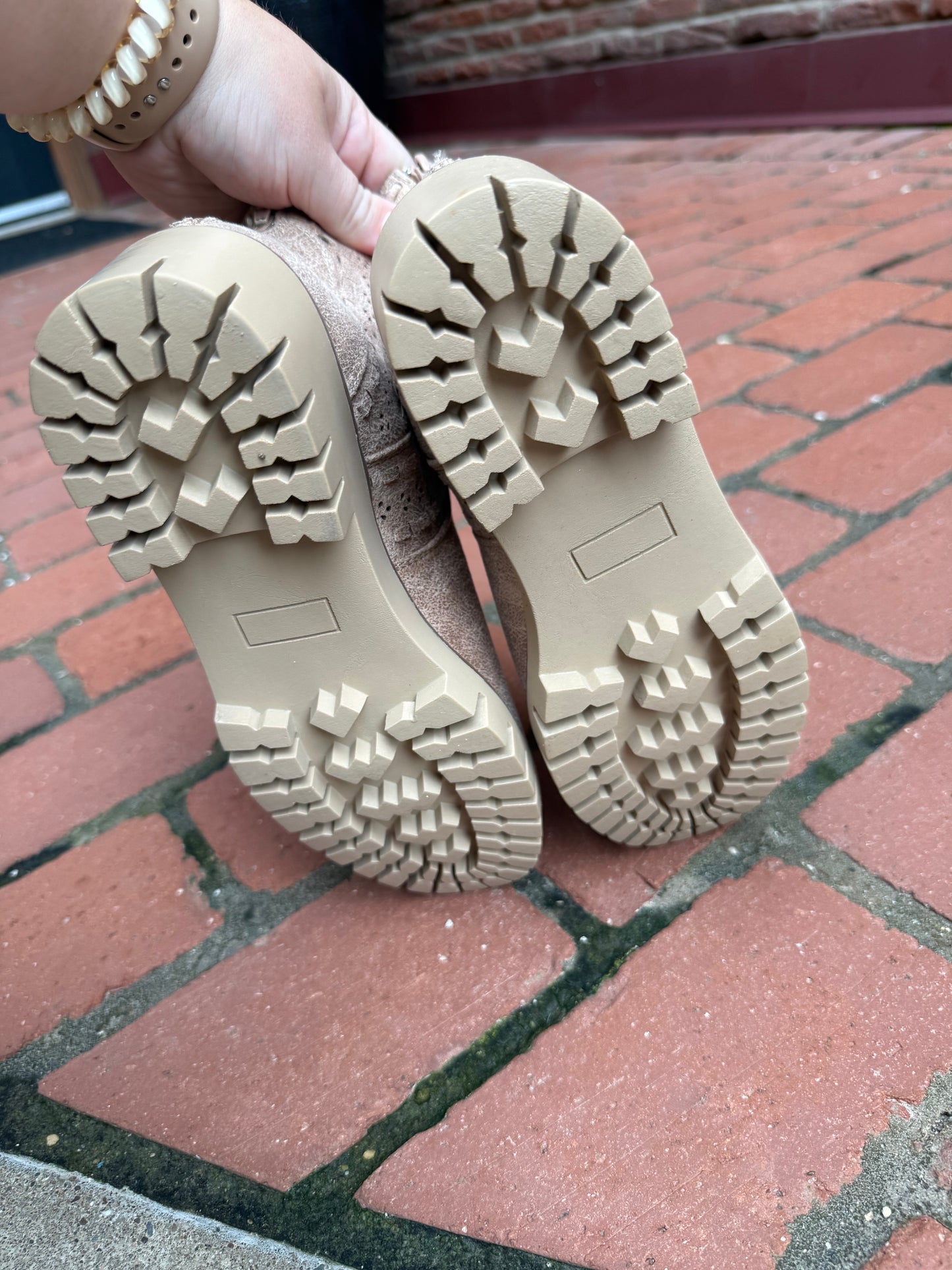 Aryana Bootie in Beige