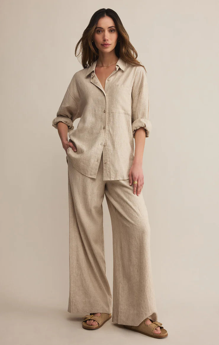 Henri Washed Linen Pants