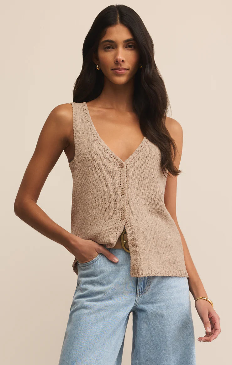 Mage Sweater Vest in Natural