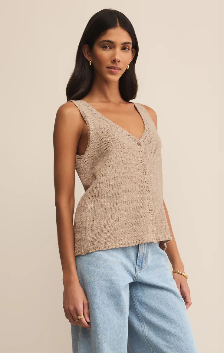 Mage Sweater Vest in Natural
