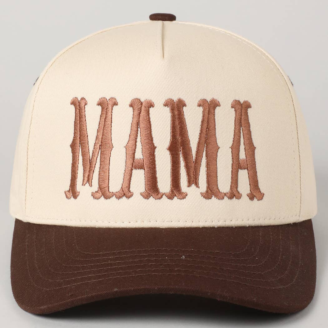 MAMA Trucker Hat in Brown