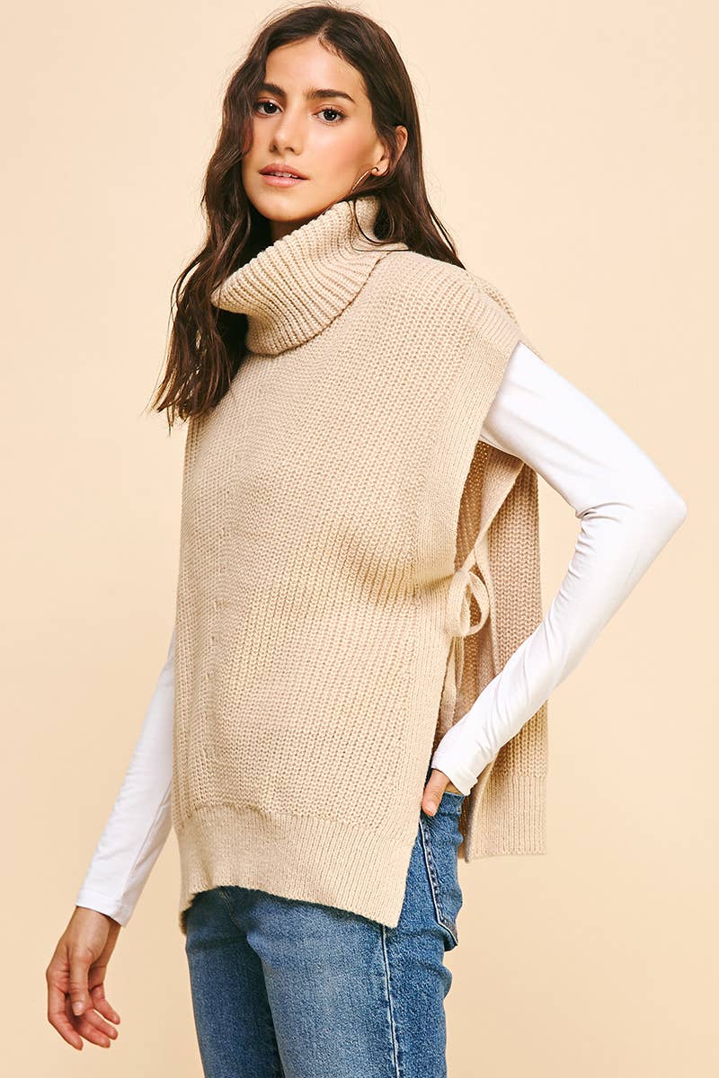 Samantha Side Tied Sweater Vest