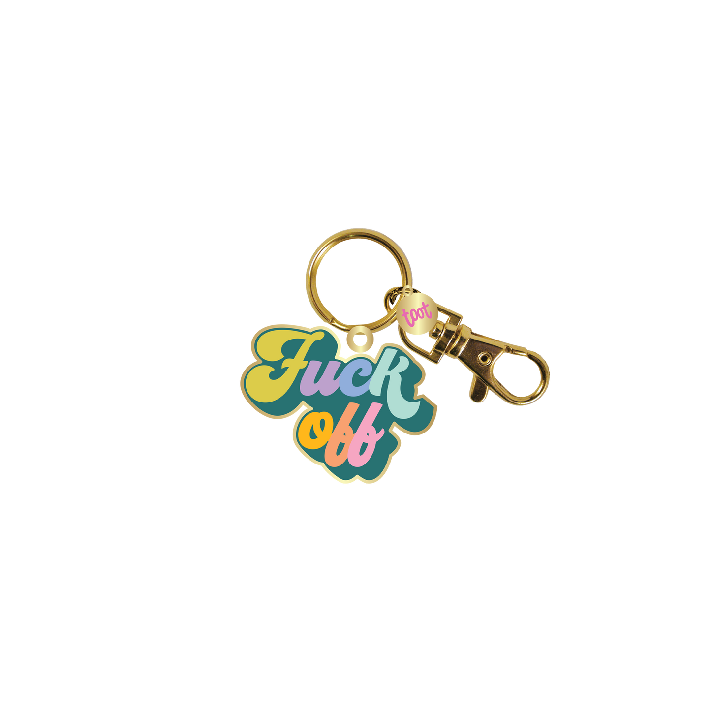 Fuck Off - Key Charms