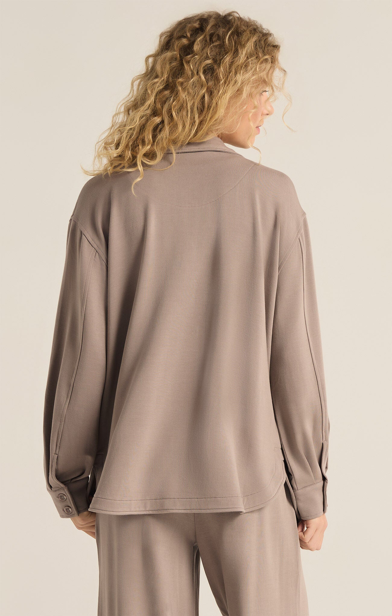 Layover Top in Slate Grey