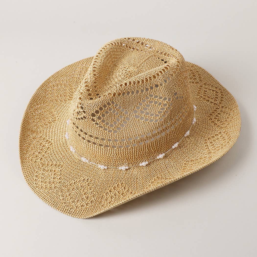 Eco-Friendly Straw Panama Adjustable Sun Light Brown