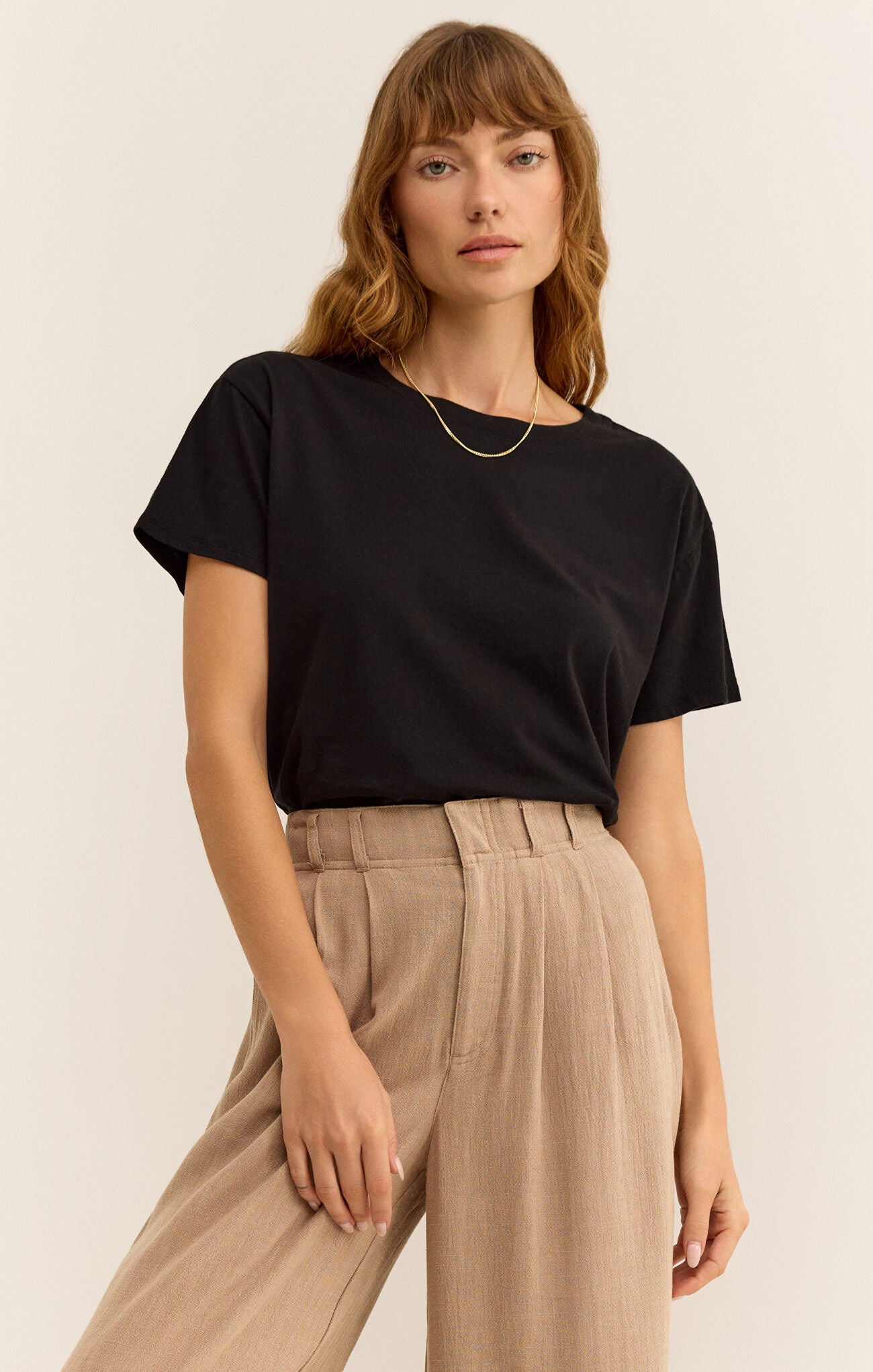 Zoey Go To Tee in Black