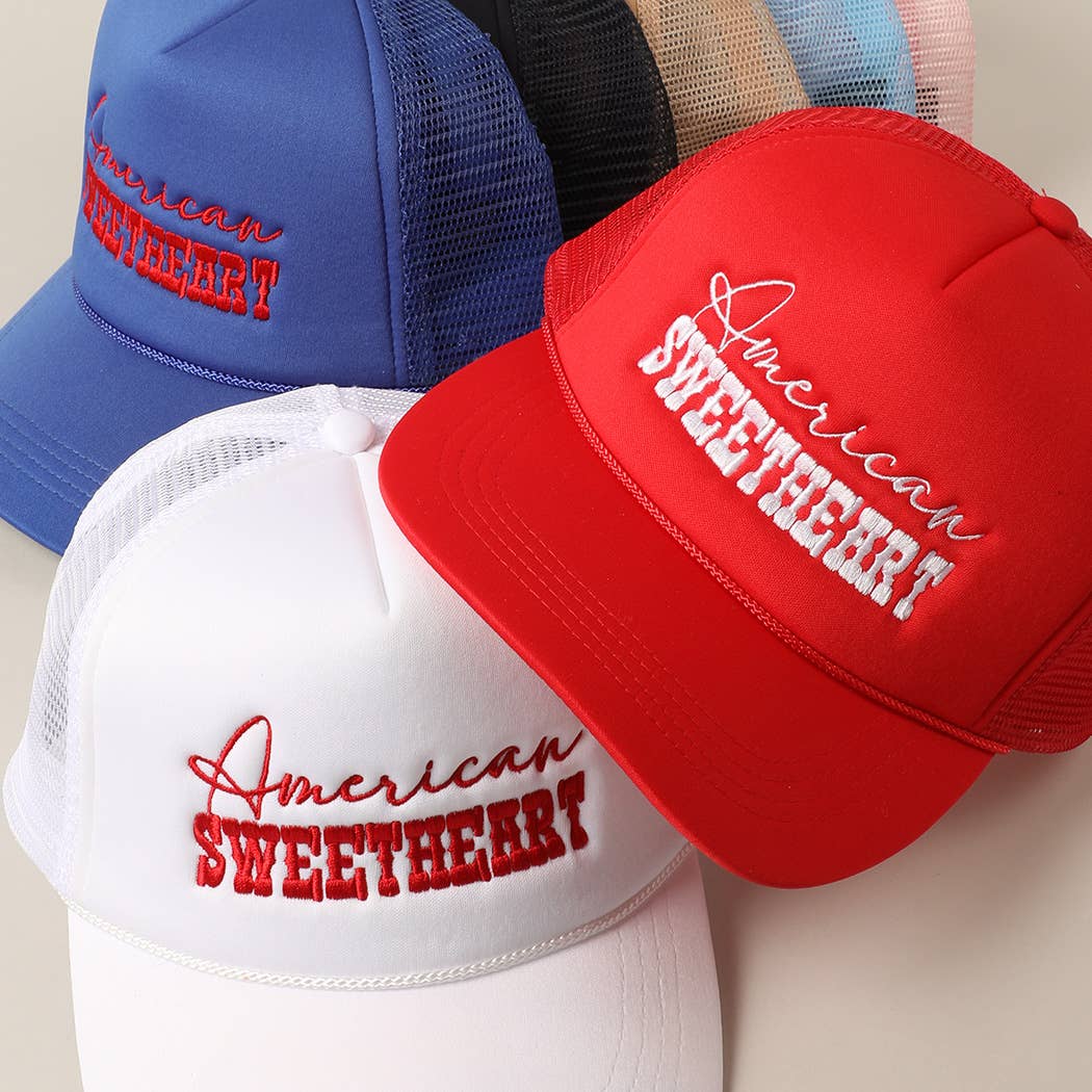 American Sweetheart Trucker Hat