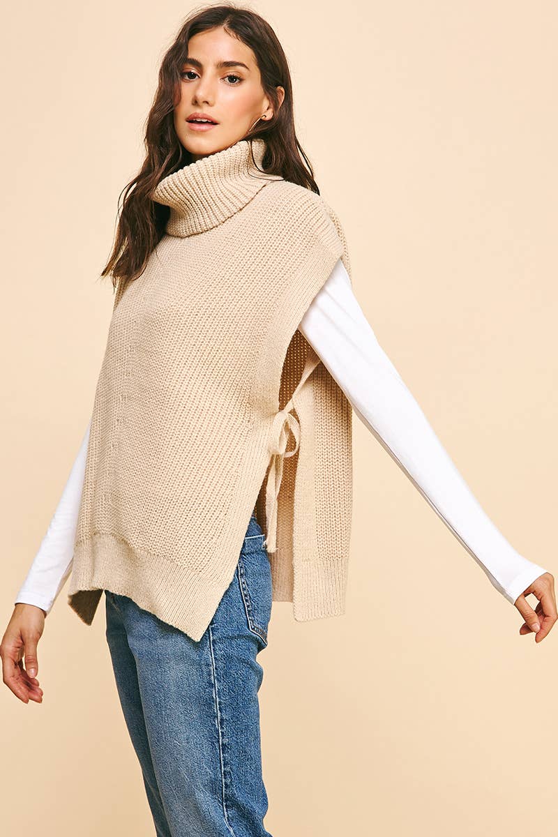 Samantha Side Tied Sweater Vest