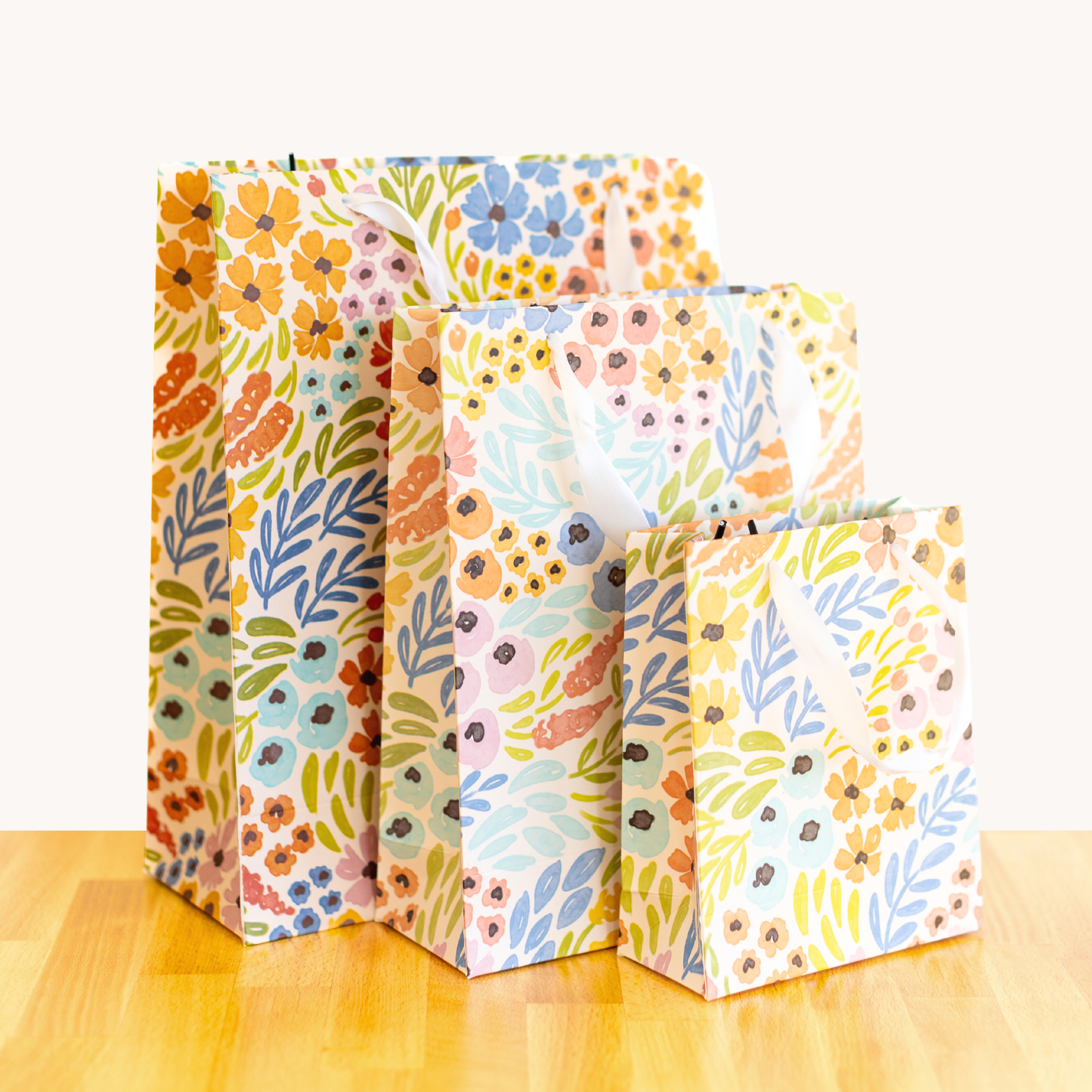 Pastel Wildflower Gift Bag: Small