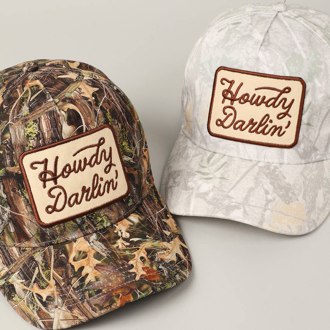 Howdy Darlin' Trucker Hat Camo