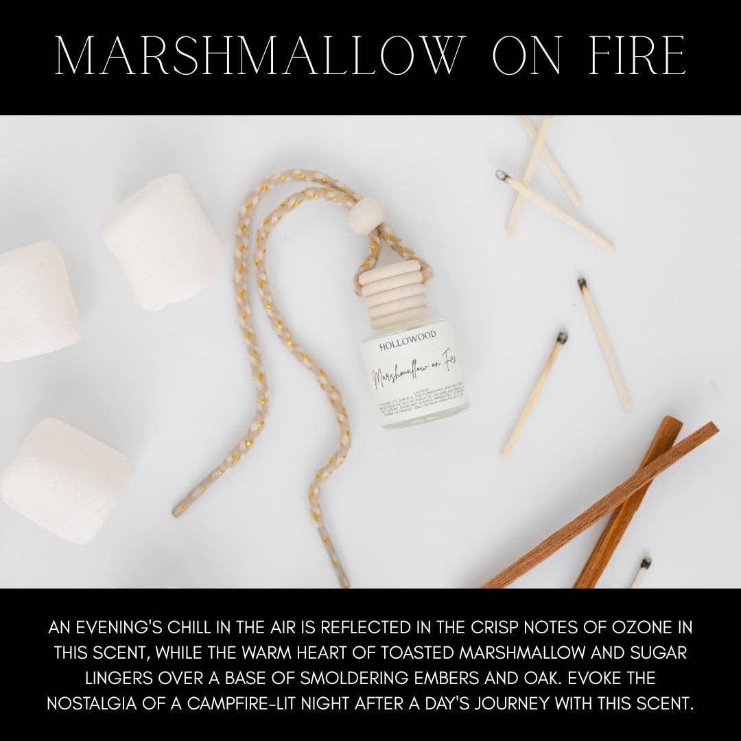 Marshmallow On Fire Car Diffuser