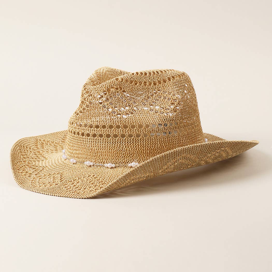 Eco-Friendly Straw Panama Adjustable Sun Light Brown