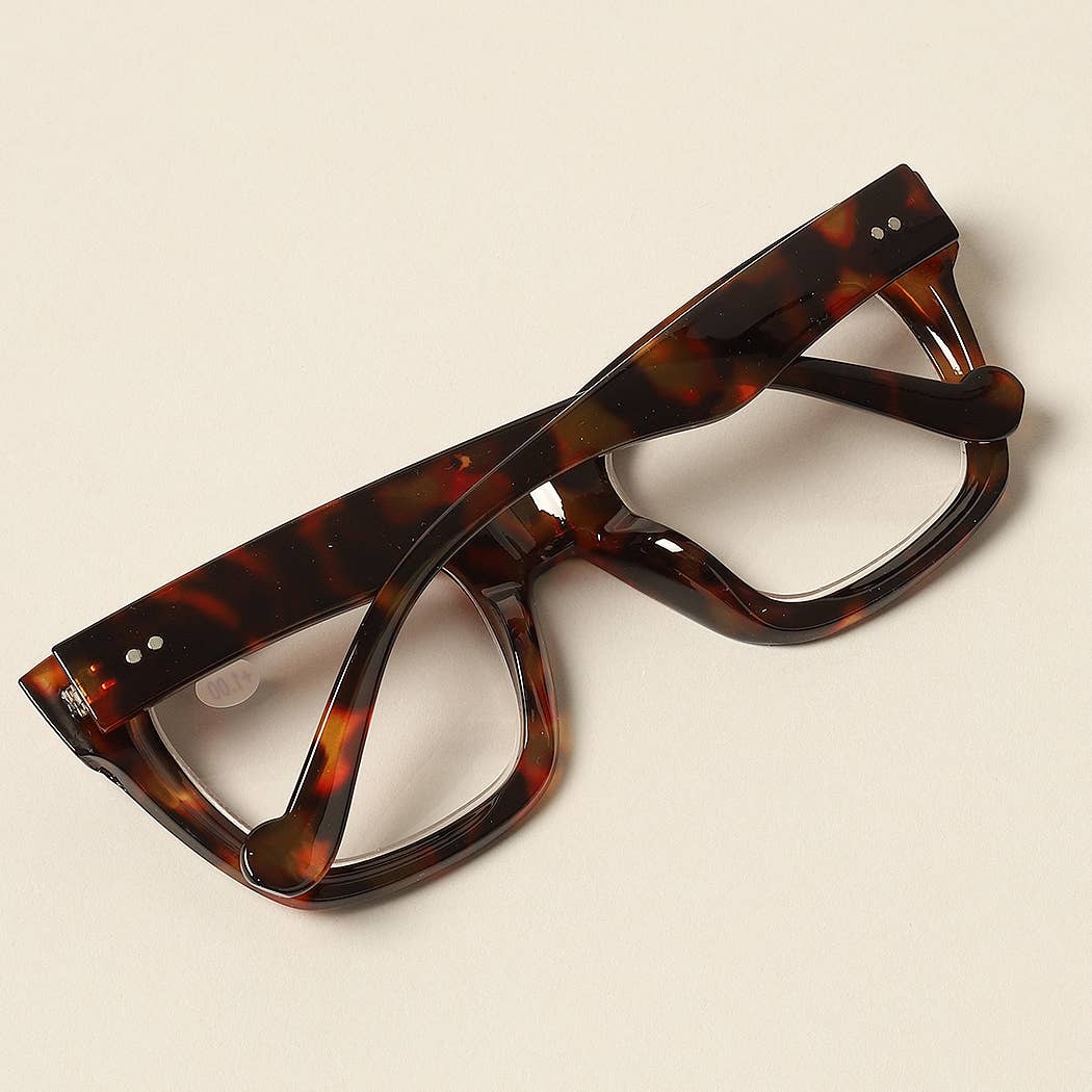 Women's Bold Oversized Square Reading Glasses