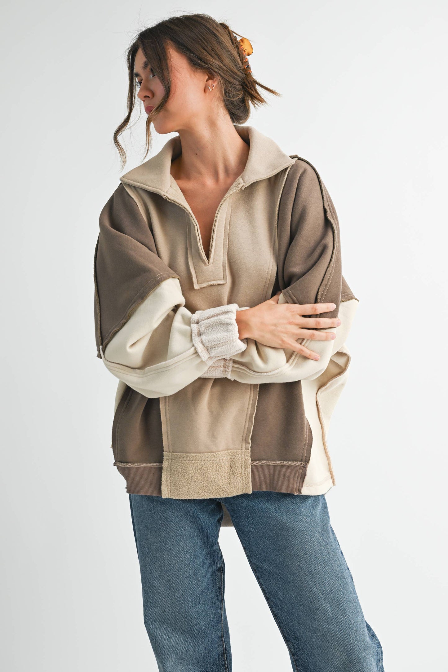 Lallie Sweatshirt in Oat