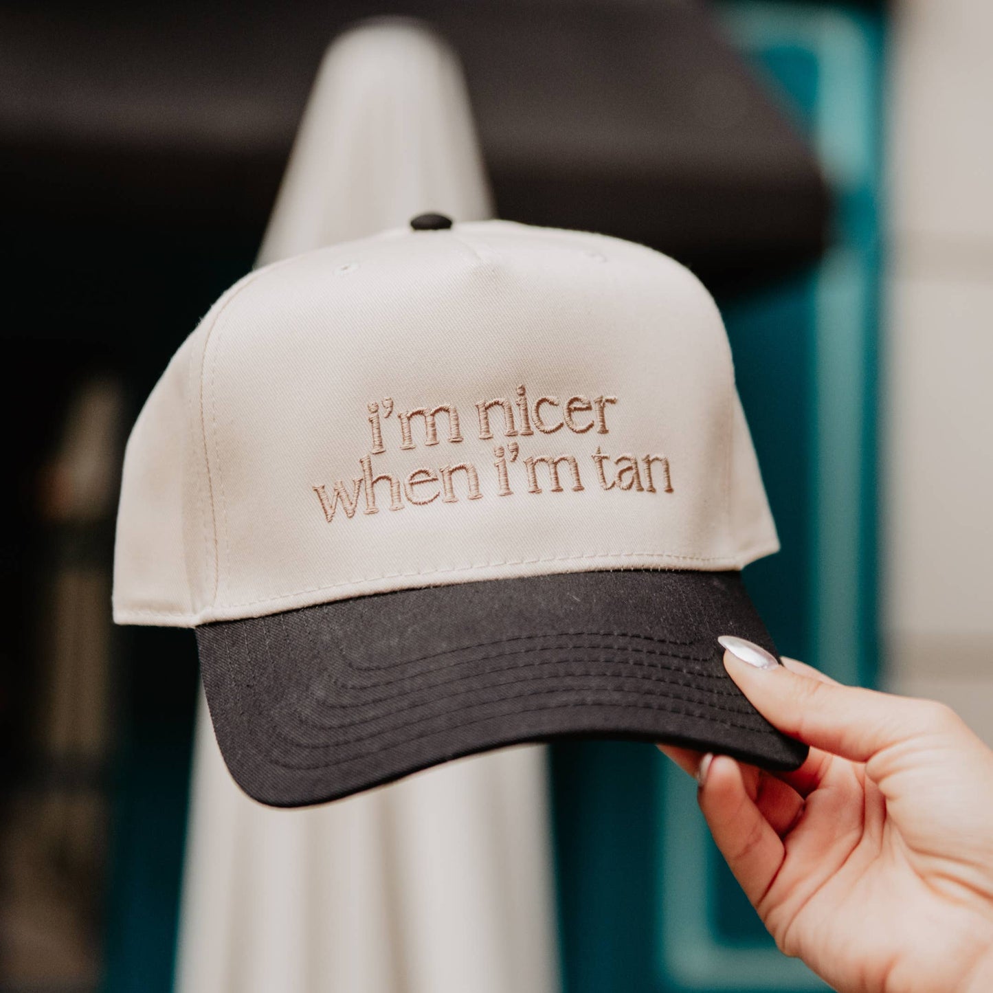 I'm Nicer When I'm Tan Trucker Hat