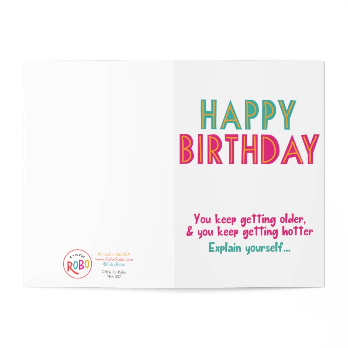 Funny Birthday Card Keep Getting Older