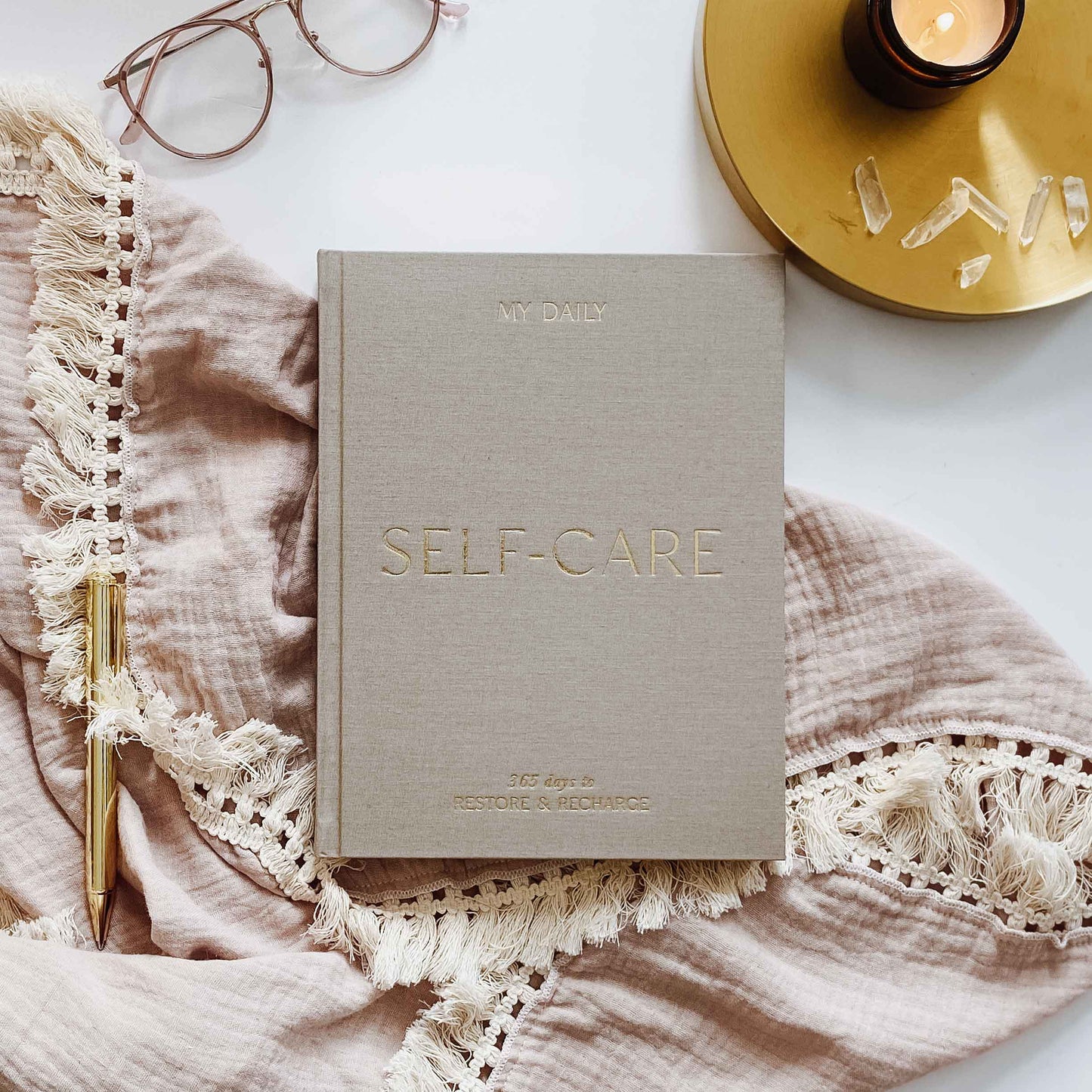 My Daily Self-Care (Pebble) intentions and gratitude journal