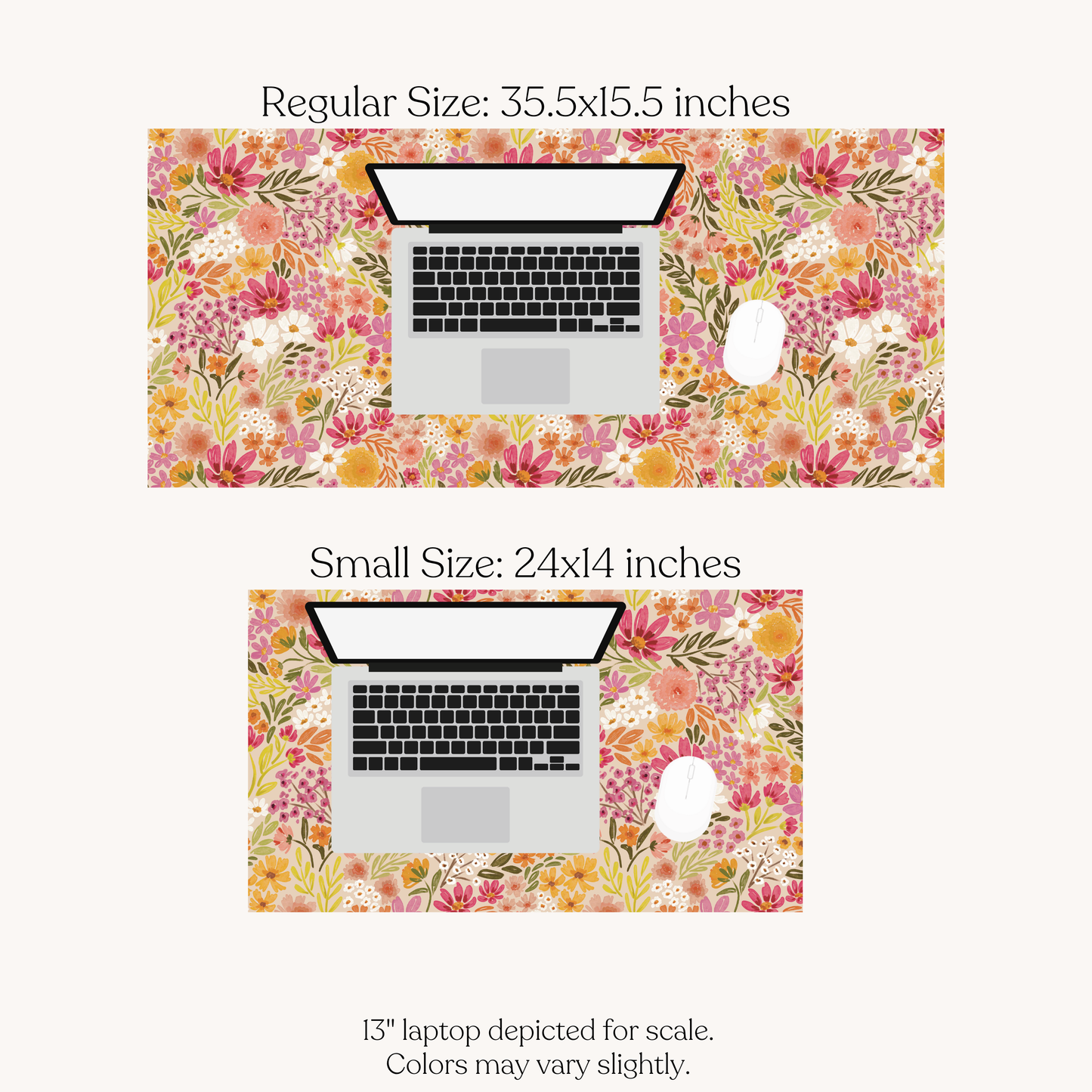 Primrose Petals Desk Pad