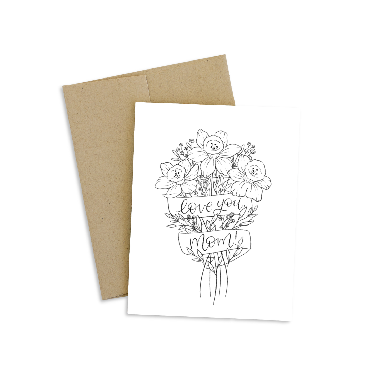 Love You Mom Greeting Card