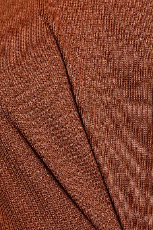 Sara Waist Shirring Jumpsuit in Brown