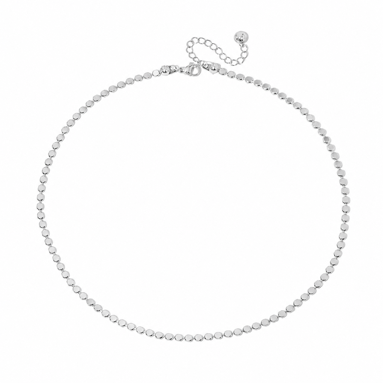 Dakota Disc Chain Necklace in Gold