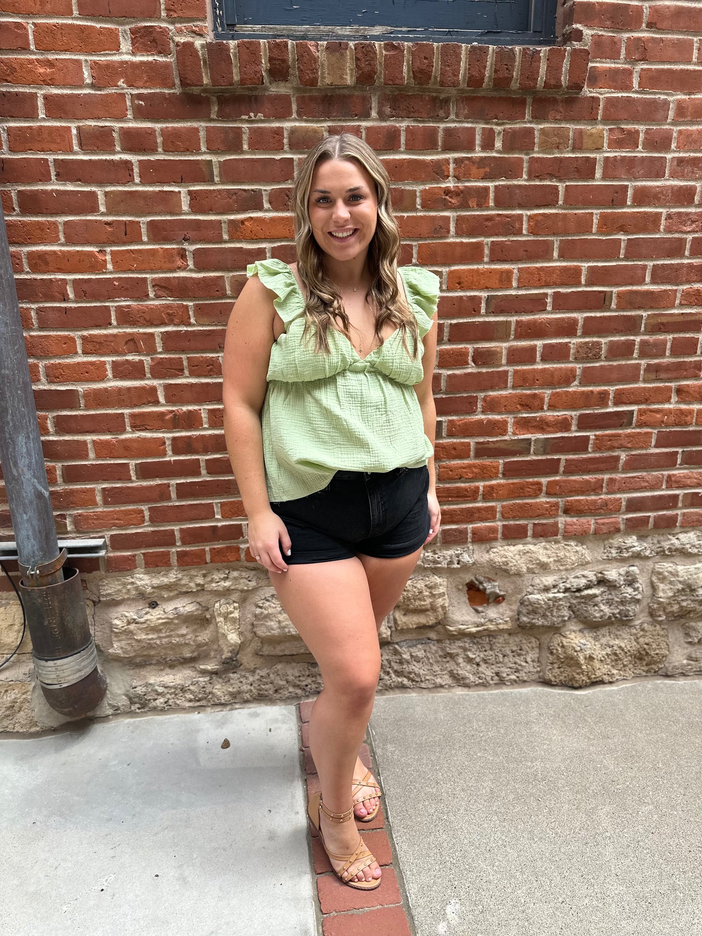 Trixie Apple Green Top