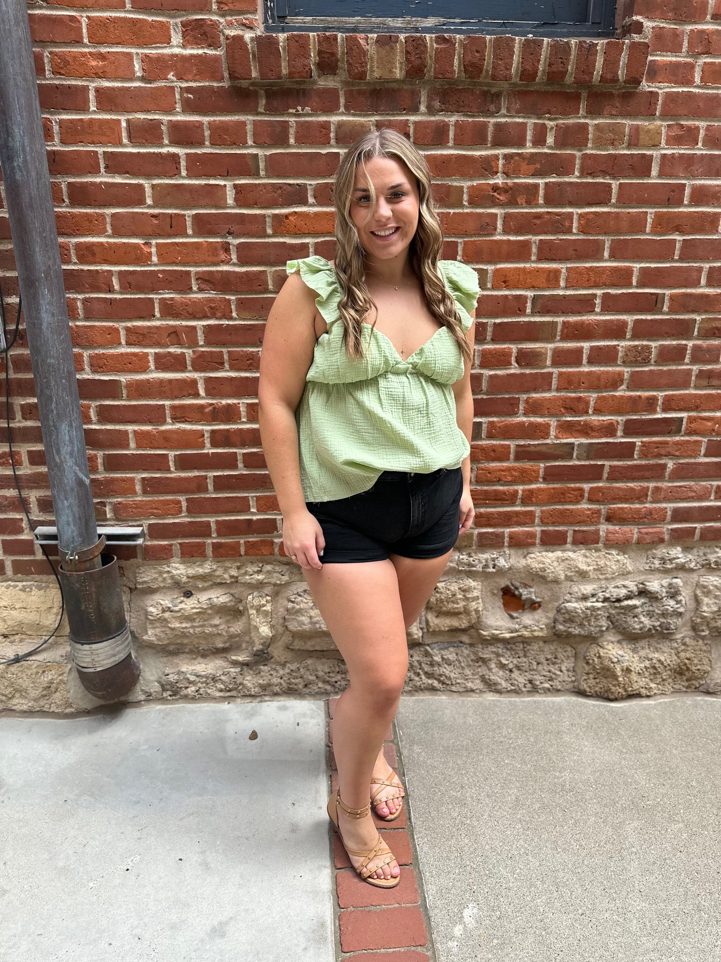 Trixie Apple Green Top
