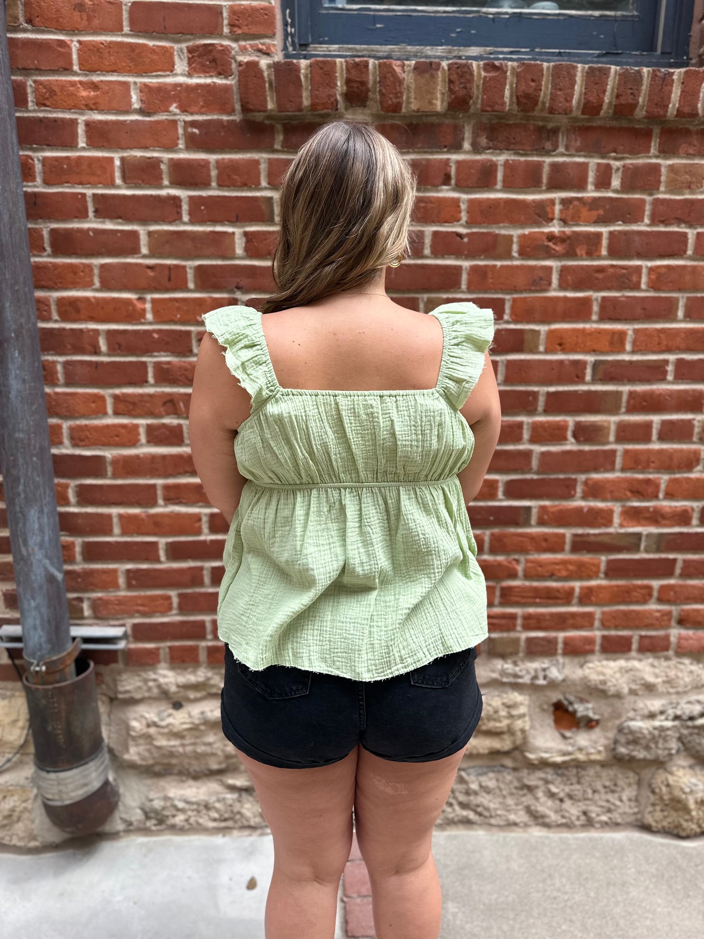 Trixie Apple Green Top