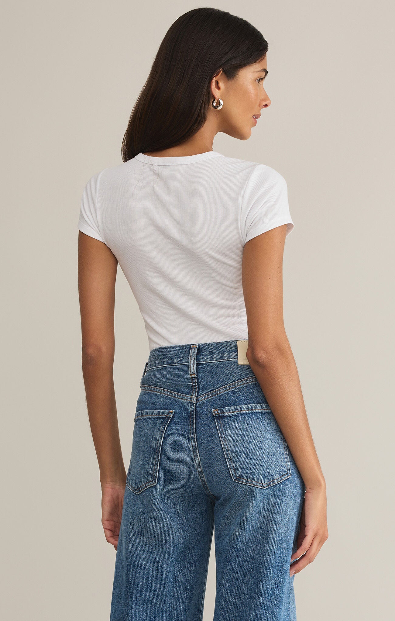 Avery Tee in White