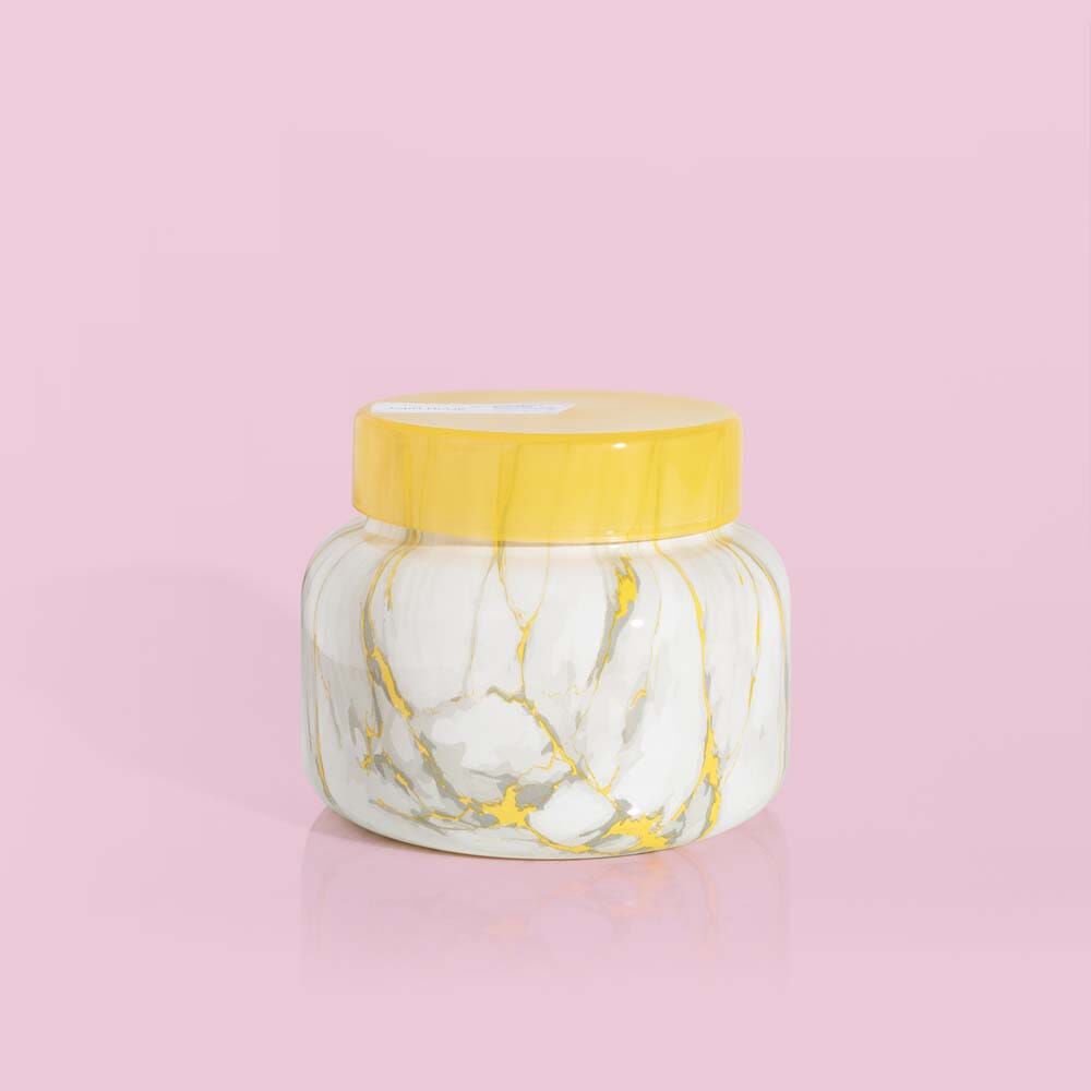 Pineapple Flower Modern Marble Signature Jar, 19 oz