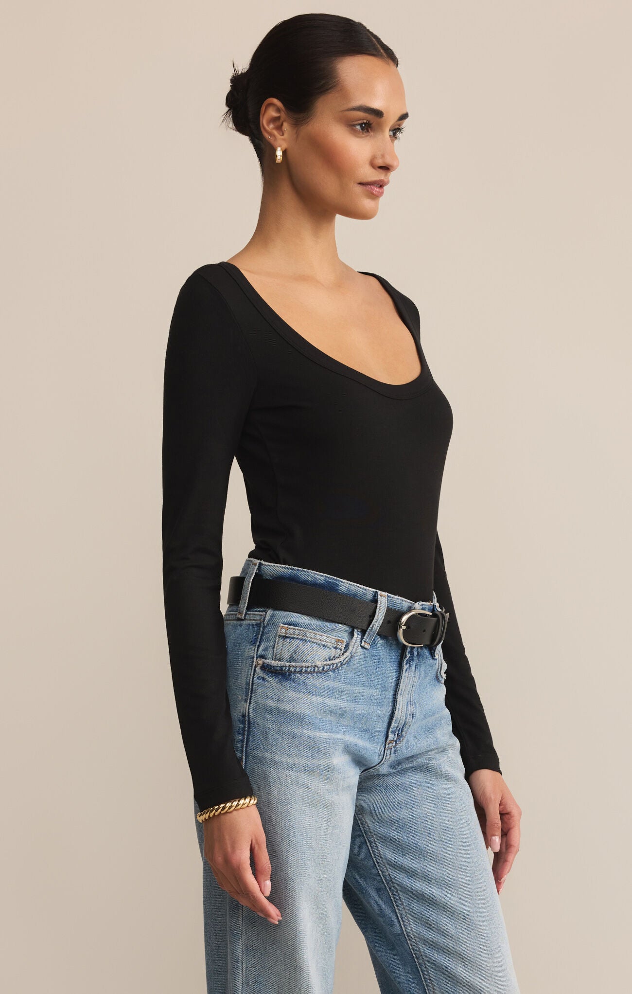 Willow Second Skin Scoop Neck Top