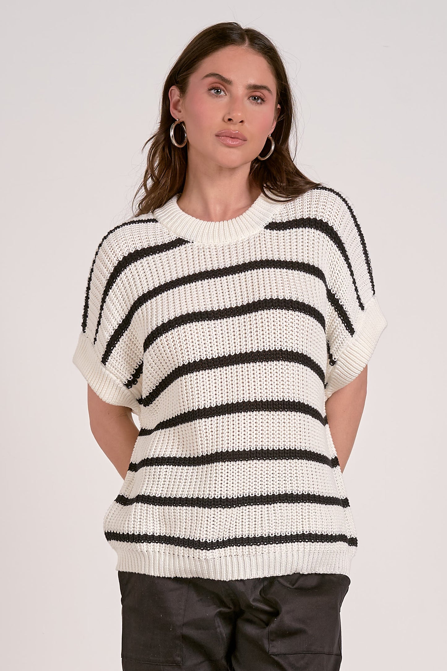 Cami Striped Sleeveless Sweater