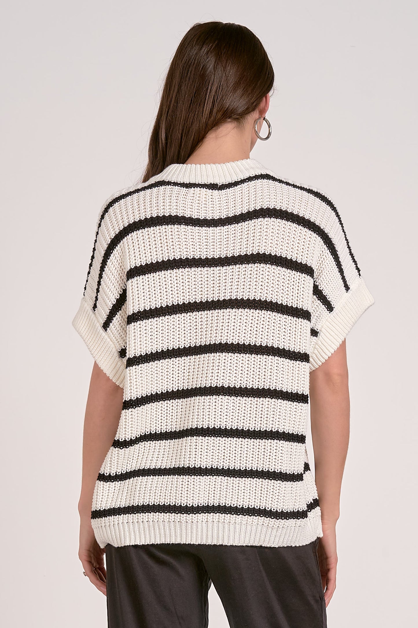 Cami Striped Sleeveless Sweater