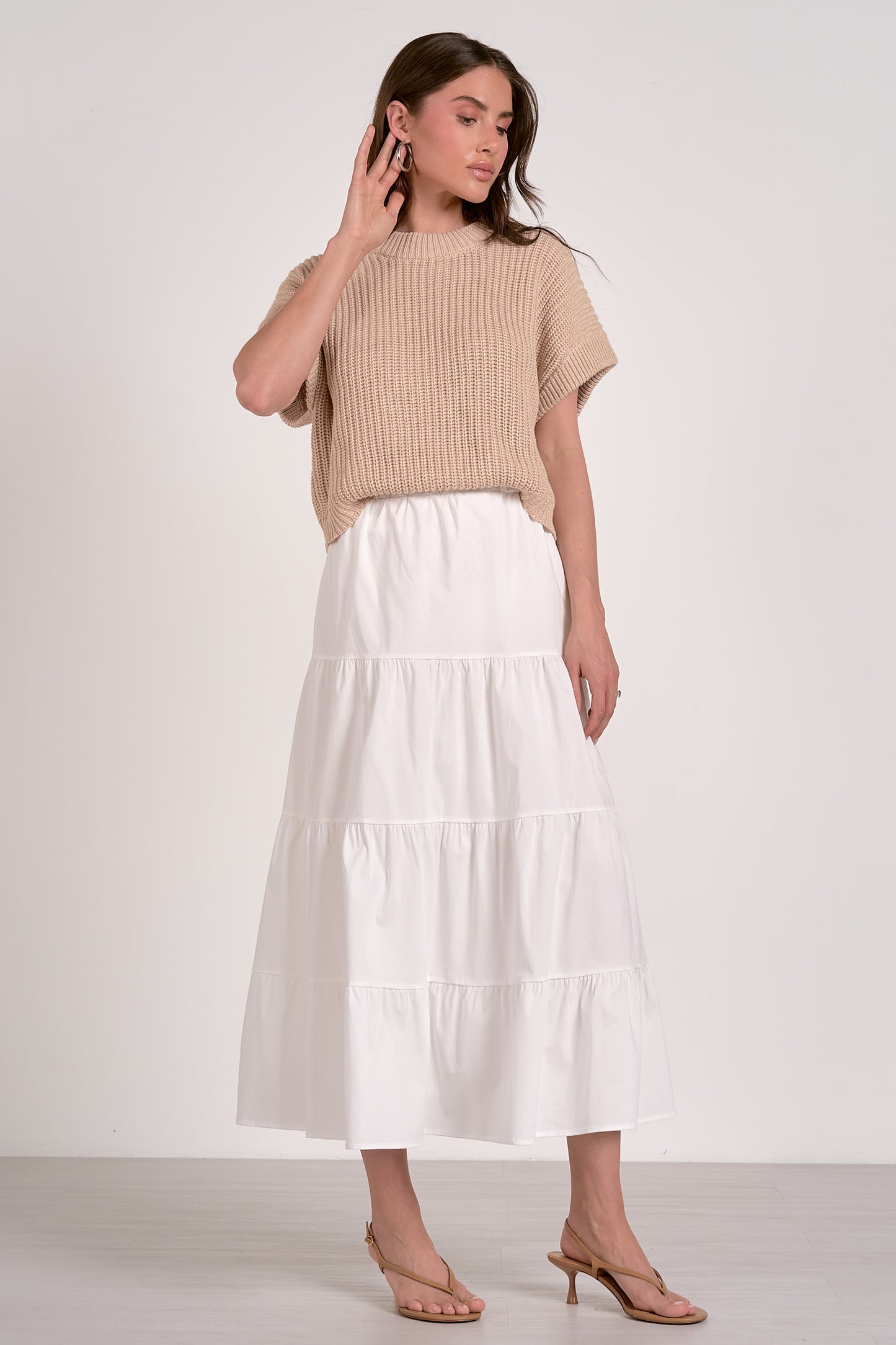 Lindsey Sweater Dress with Skirt