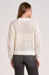 Torrie Sweater Zip Cardigan in White